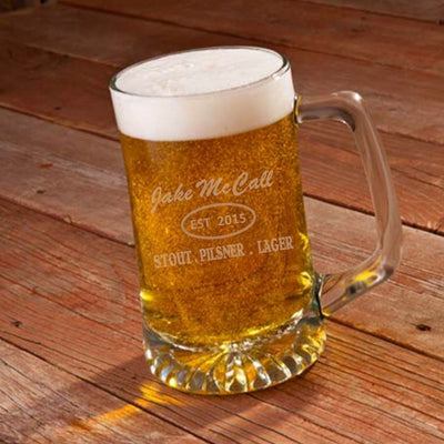 Personalized His Pub 25oz Sports Mug-