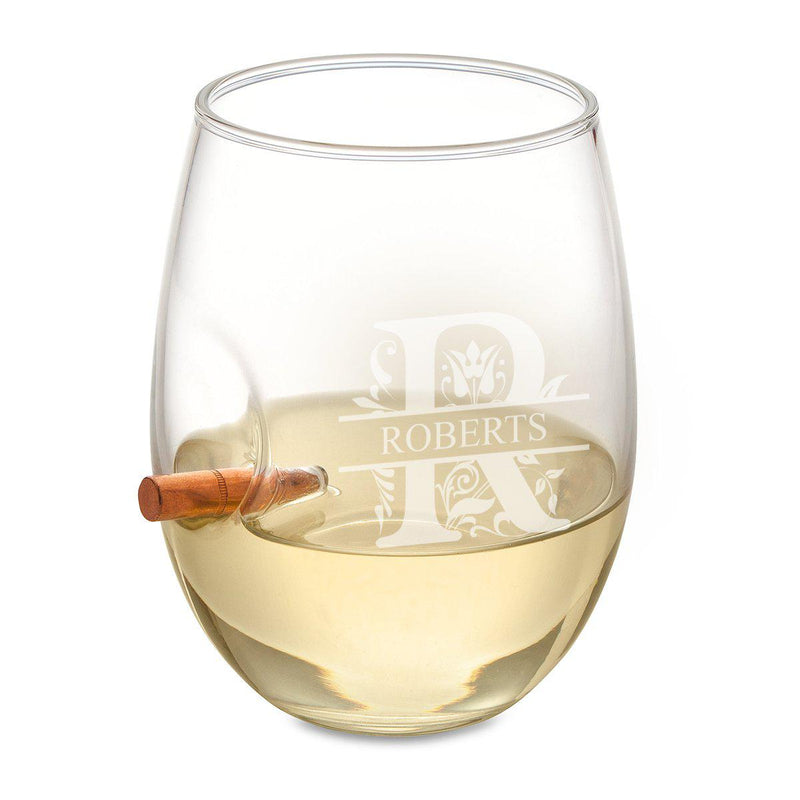 Personalized Bridesmaid Bulletproof Wine Glass-