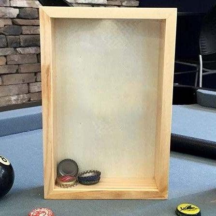 Personalized Beer Bottle Cap Shadow Box