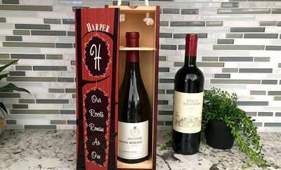 Personalized Decorative Wine Case