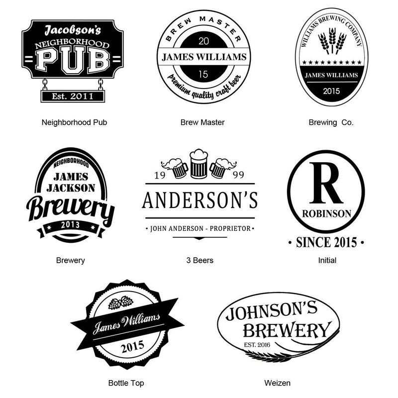 Personalized Growler - Beer - Stainless Steel - Groomsmen - 64 oz.-