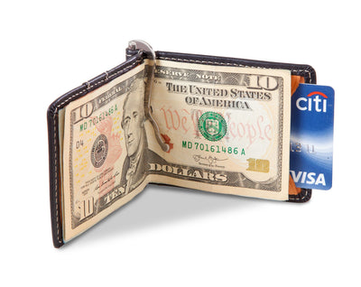 Personalized Metal Pin Money Clip and Wallet-