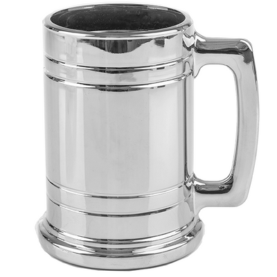 Personalized Monogram Gunmetal Beer Mug