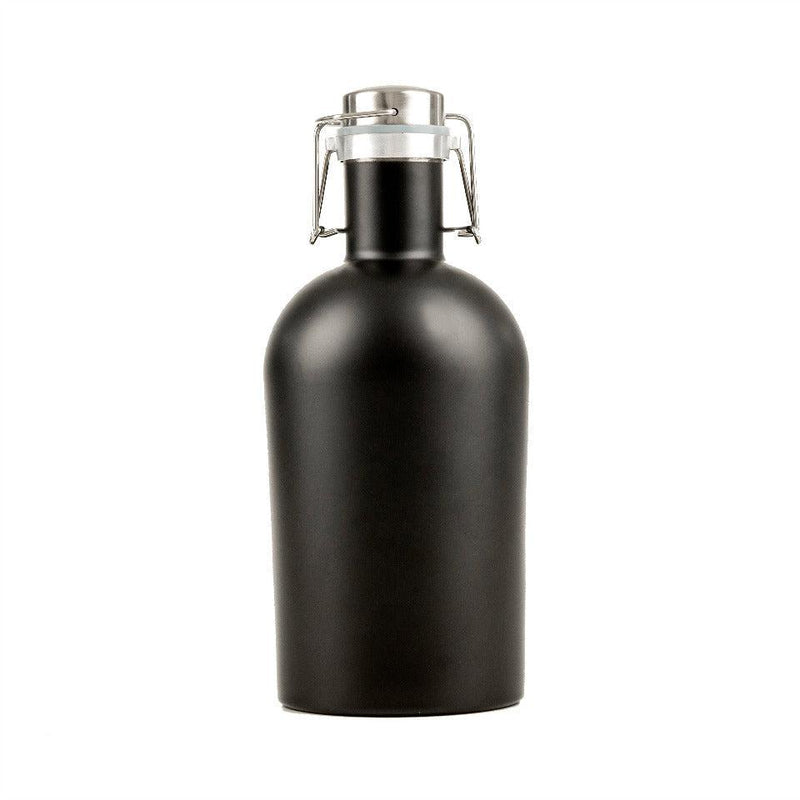 Personalized Patriotic Black Beer Growler