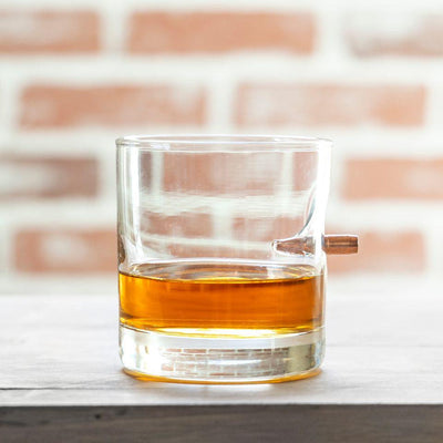 Personalized Bullet Lowball Whiskey Glass