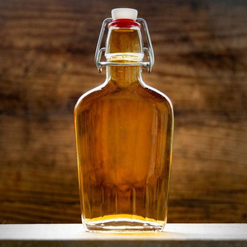 Personalized Vintage Glass Flask - 4 Designs