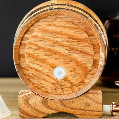 Personalized Mini Whiskey Barrel - Oak - JDS
