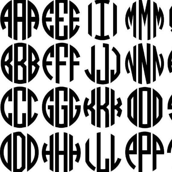 Monogrammed Distressed Caps