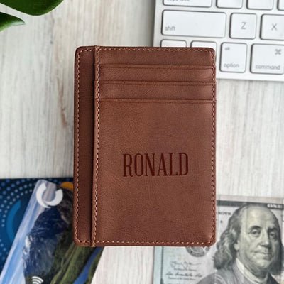 Personalized Men's Leather Wallets