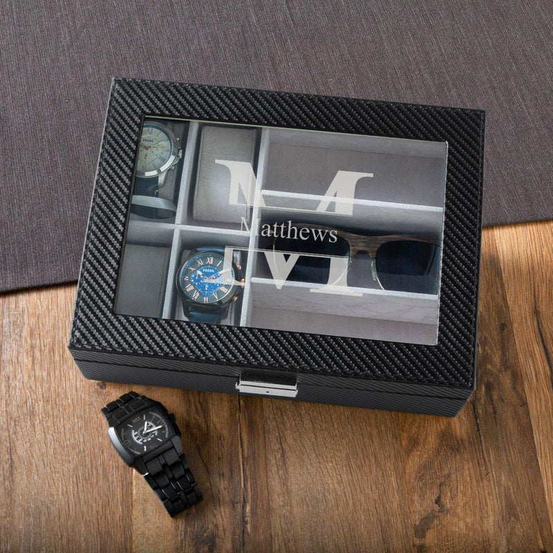 Mens watch online and sunglasses box