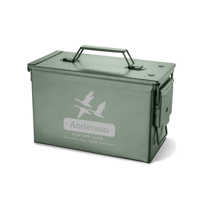 Personalized Groomsmen Recon Ammo Box - Metal-Outdoors-JDS-Geese-