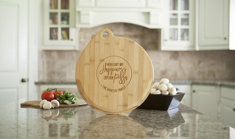 Personalized Bamboo Pizza Boards