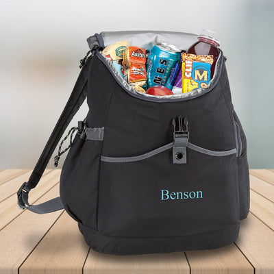 Personalized Backpack Travel Cooler - 24 Can Capacity