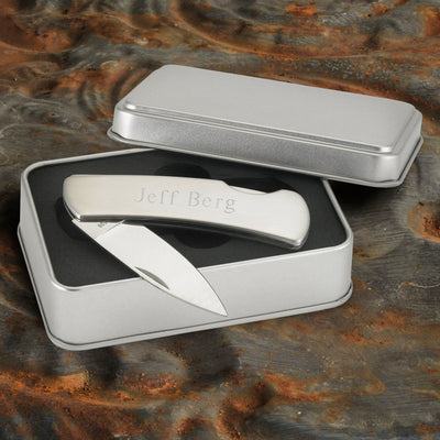 Personalized Groomsmen Lock Back Pocket Knives - Set of 5-Pocket Knives & Tools-JDS-Default-