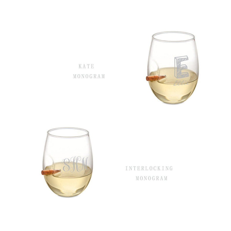 Personalized Bridesmaid Bulletproof Wine Glass-
