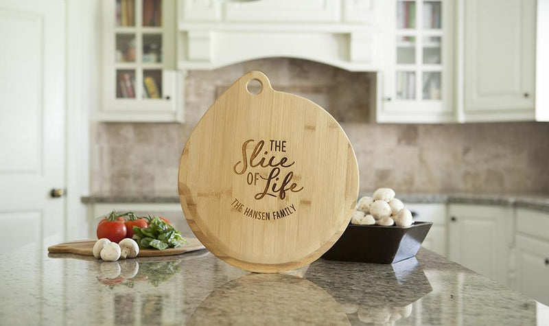 Personalized Bamboo Pizza Boards