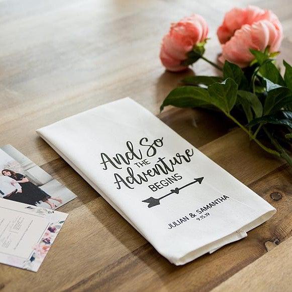 Personalized Wedding Tea Towels