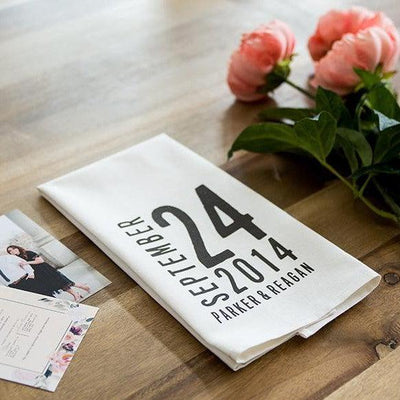 Personalized Wedding Tea Towels