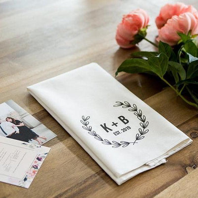 Personalized Wedding Tea Towels