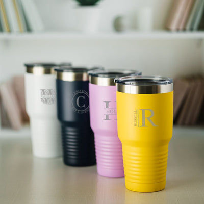 Lily's Atelier Bridesmaid Gifts Set of 5, Personalized  Bridesmaid Tumbler W/Name and Title - 8 Vivid Colors, 5 Designs - 20 Oz  Engraved Skinny Tumbler W/Straw Set: Tumblers & Water Glasses