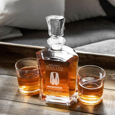 Personalized Groomsmen Proposal Decanter