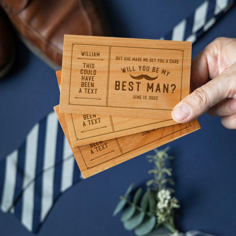 Personalized Groomsmen Proposal Cards