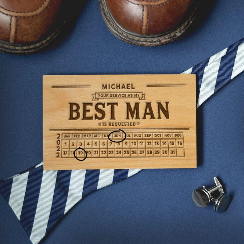 Personalized Groomsmen Proposal Cards