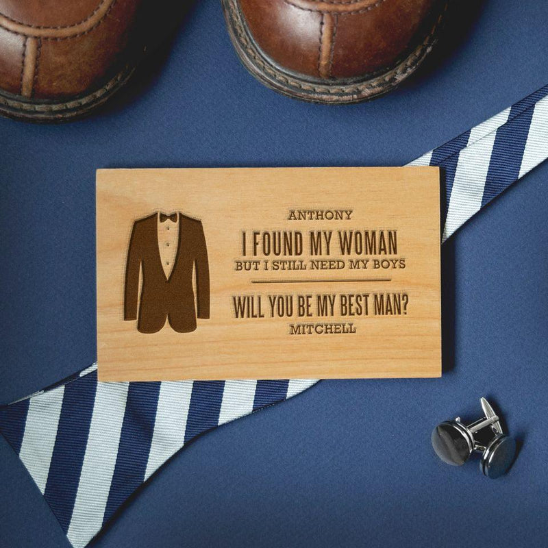 Personalized Groomsmen Proposal Cards