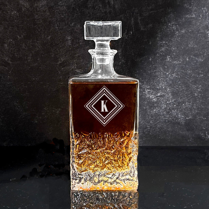 Monogrammed Kinsale Whiskey Decanter -  - JDS