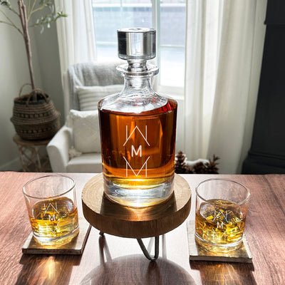 Personalized Lowball Glasses - 2 Glasses