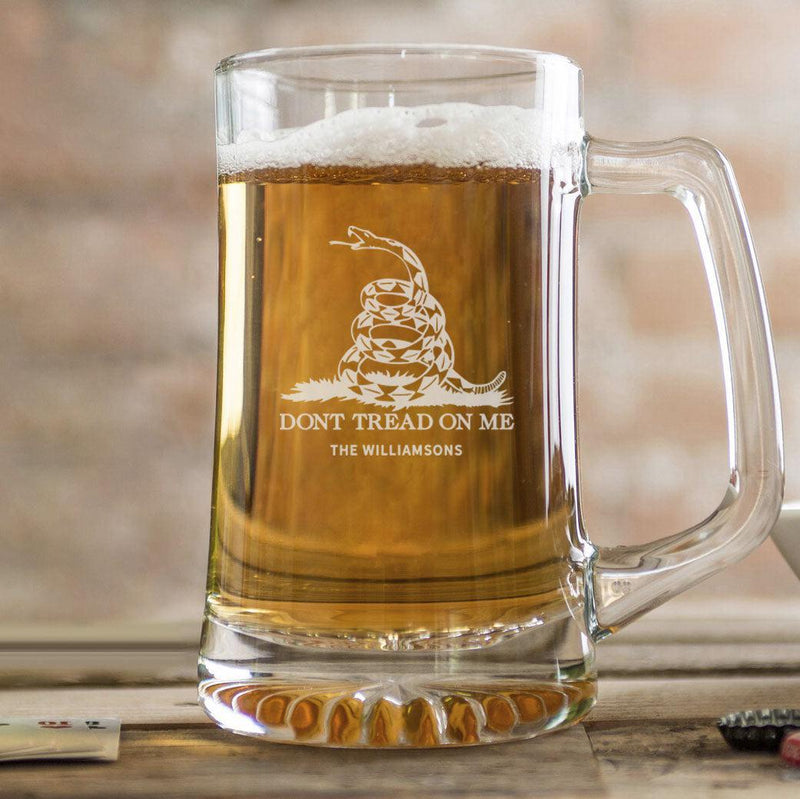 Personalized Patriotic 25oz. Beer Mug