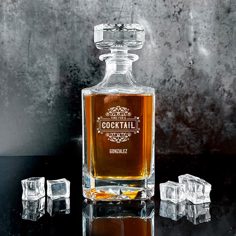 Personalized Funny Square Decanter