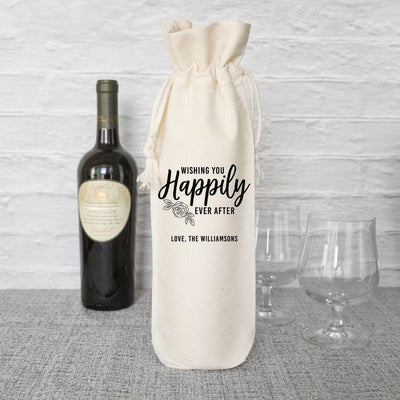 Personalized Wedding Wine Gift Bags