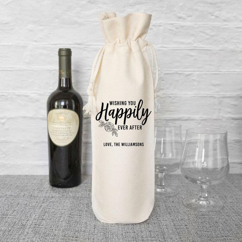 Personalized Wedding Wine Gift Bags