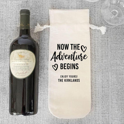 Personalized Wedding Wine Gift Bags