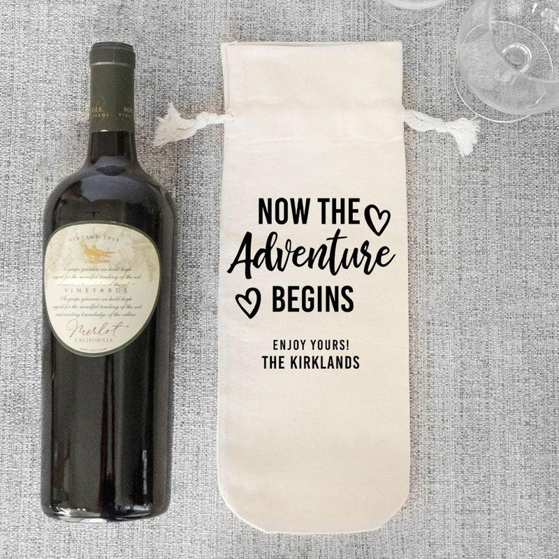 Personalized Wedding Wine Gift Bags