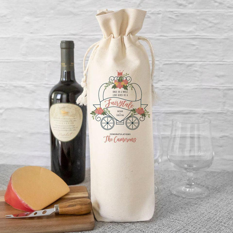 Personalized Wedding Wine Gift Bags