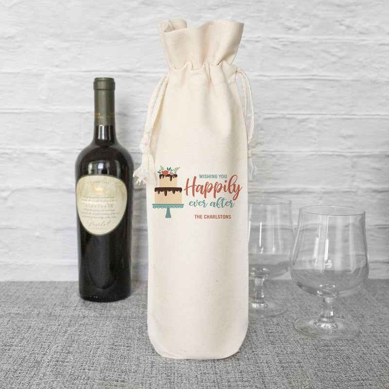 Personalized Wedding Wine Gift Bags