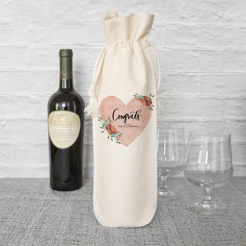Personalized Wedding Wine Gift Bags