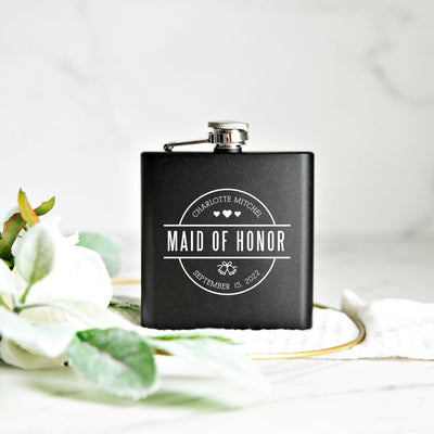 Personalized Flasks - Bridesmaid Proposal