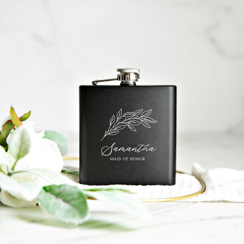 Personalized Flasks - Bridesmaid Proposal