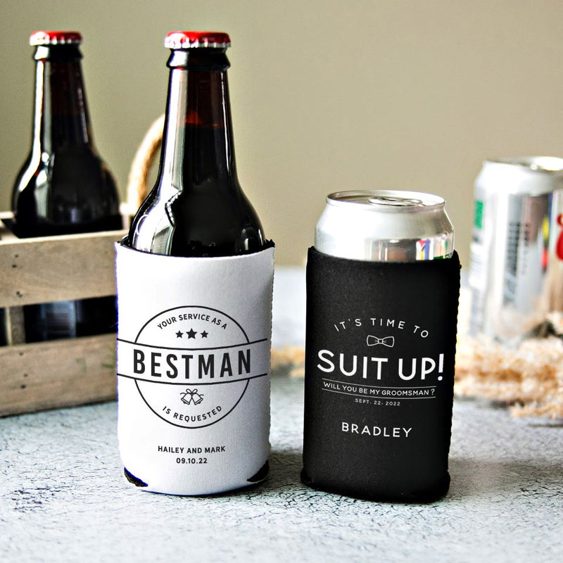 Personalized Groomsmen Koozies
