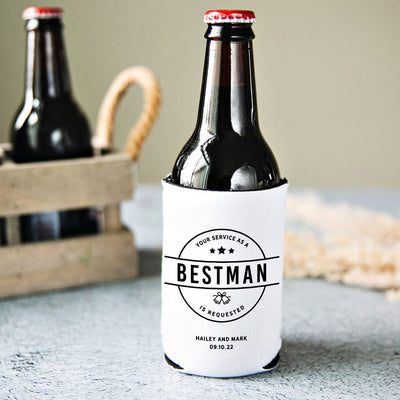 Personalized Groomsmen Koozies