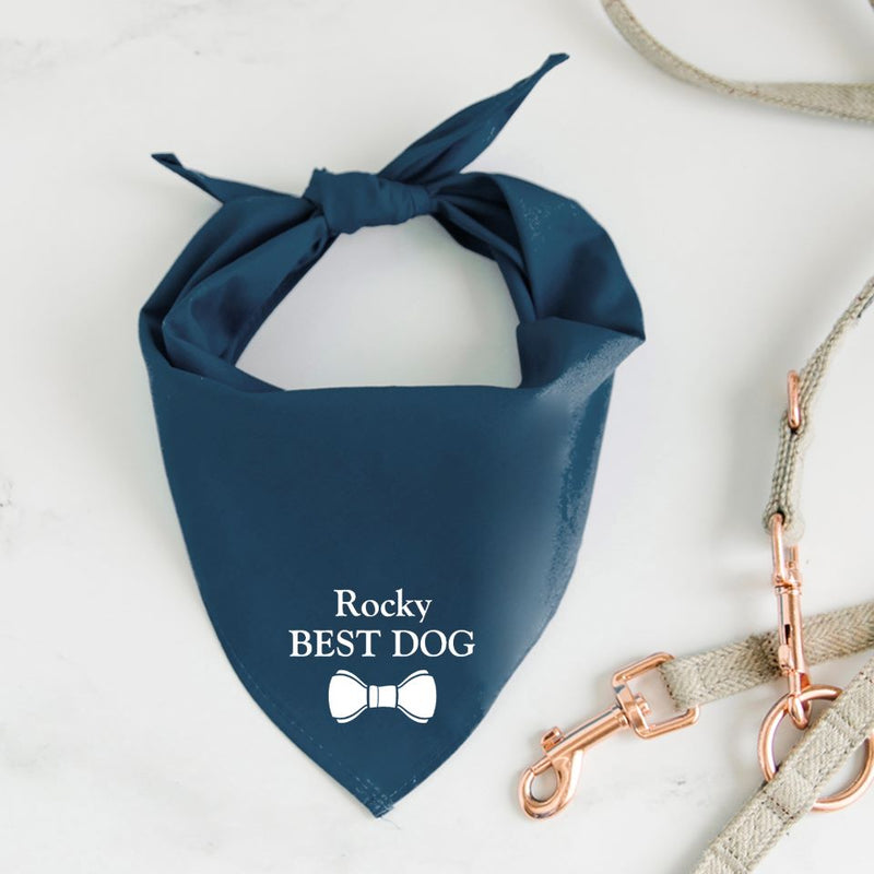 Personalized Dog Wedding Bandanas