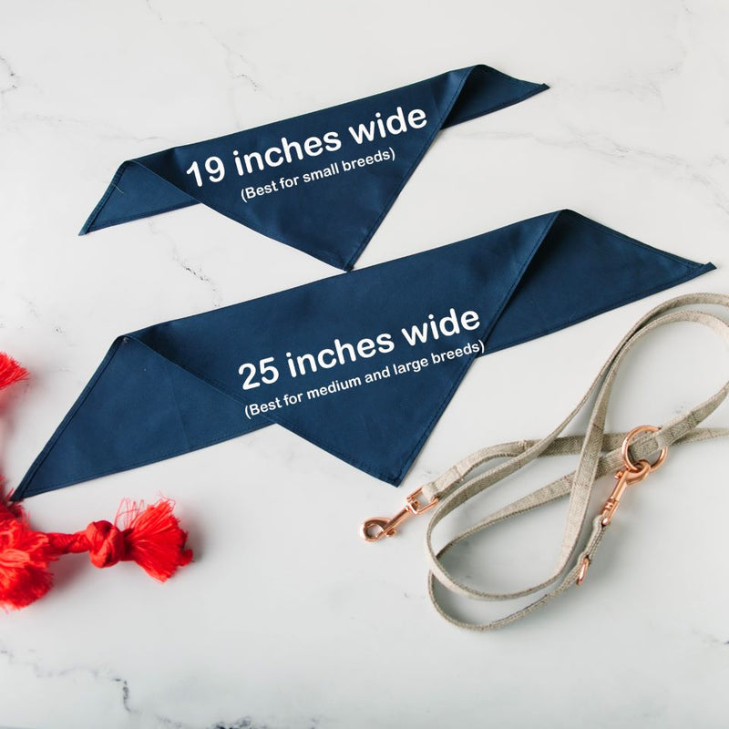 Personalized Dog Wedding Bandanas