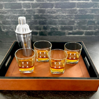 Personalized Cocktail Serving Set