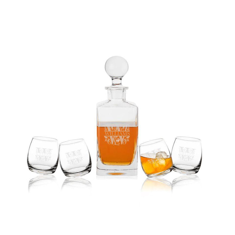 Personalized Tipsy Whiskey Lowball Glasses (1 Glass)