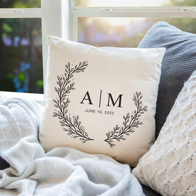 Personalized Wedding Throw Pillow Covers