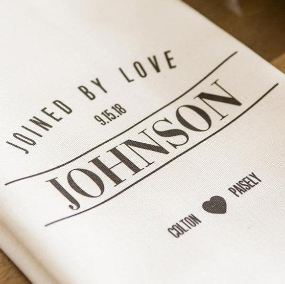 Personalized Wedding Tea Towels