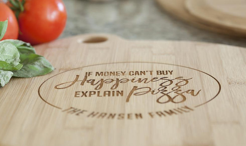 Personalized Bamboo Pizza Boards